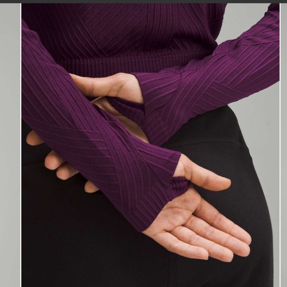 Lululemon Rest Less Cropped Half Zip - Picture 2 of 9